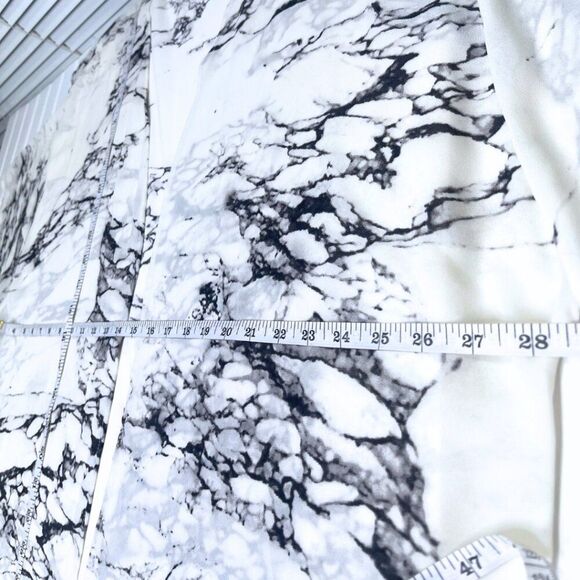 Women's Cardigan, Kimono, Marbled Print - Picture 7 of 12